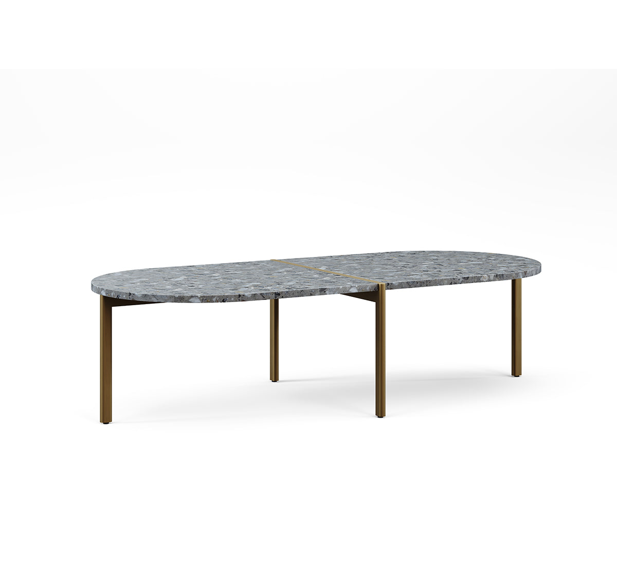 Bowie Coffee Table Oval Stone