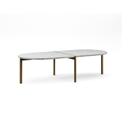 Bowie Coffee Table Oval Stone