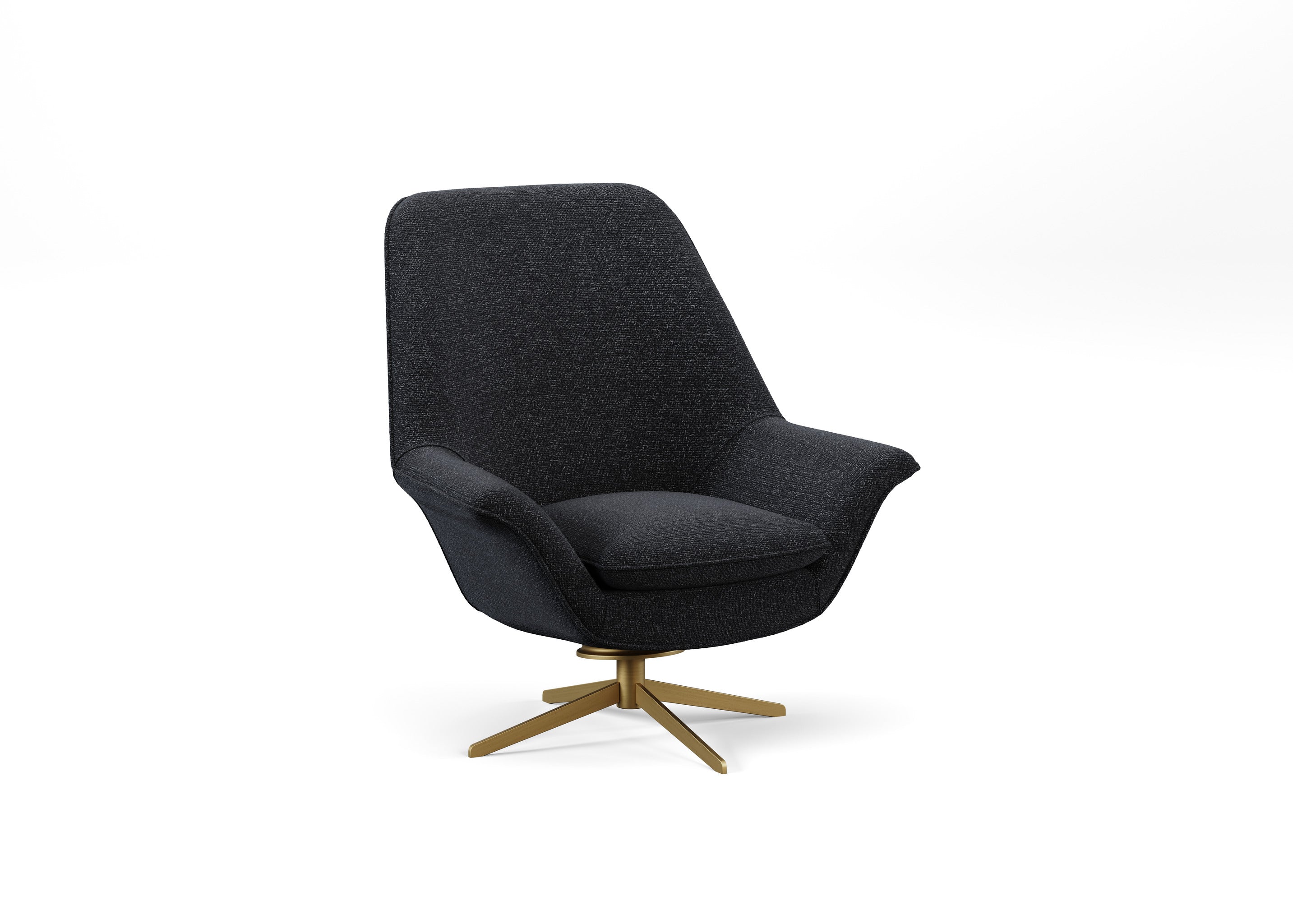 Bowie Swivel Lounge Chair - Contemporary Swivel Chair Online – Sunday ...