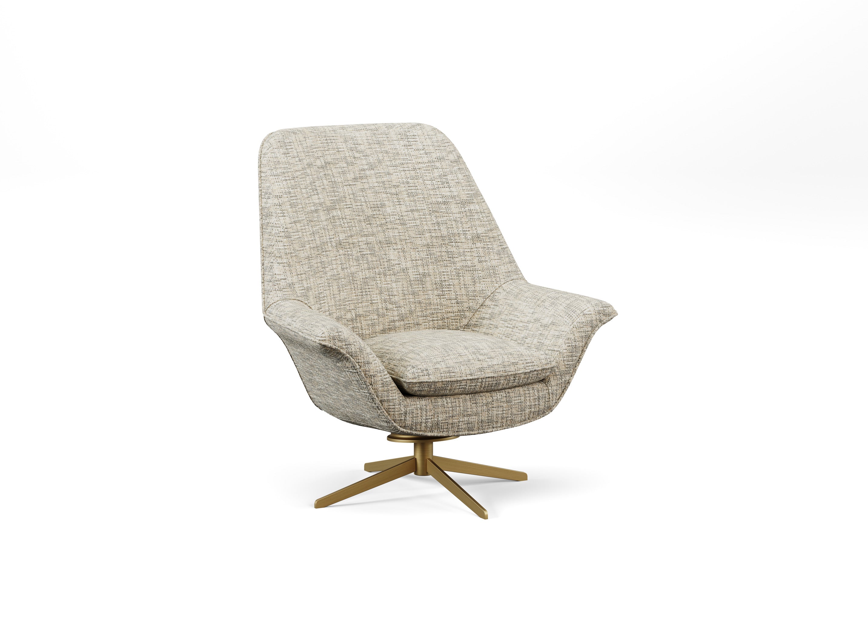 Bowie Swivel Lounge Chair - Contemporary Swivel Chair Online – Sunday ...