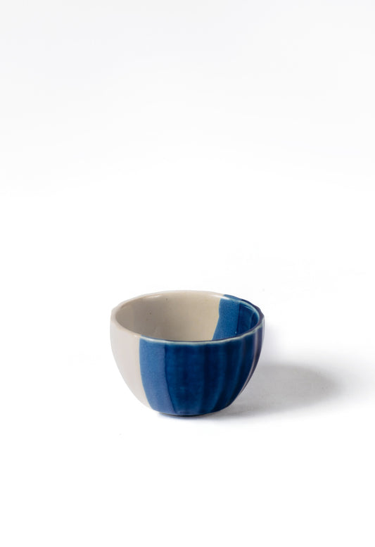 BLUE COLLECTION SMALL BOWL RIDGES (SET OF 2)