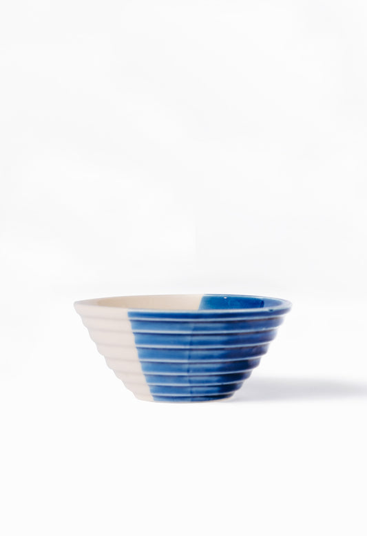 BLUE COLLECTION SMALL BOWL V SHAPED (SET OF 2)