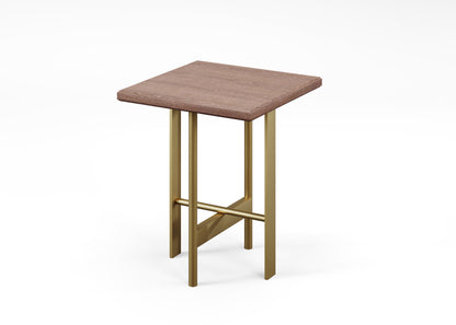 Sparks Side Table Square - Hi - SS