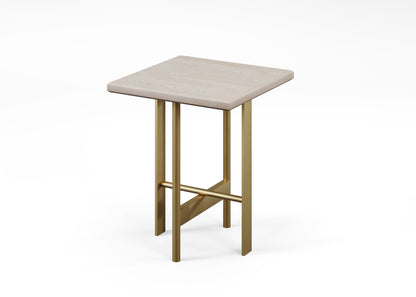 Sparks Side Table Square - Hi - SS