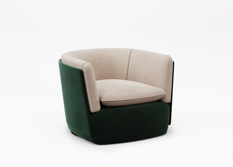 Sparks Swivel Lounge Chair Without Legs Curved Swivel Chair Online